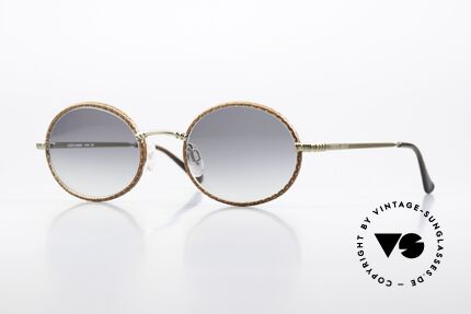 Giorgio Armani 223 90er Brille Mit Lederüberzug Details