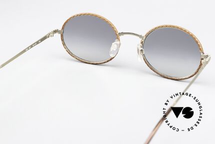Giorgio Armani 223 90er Brille Mit Lederüberzug, die Fassung in Gr. 49/21 ist auch beliebig verglasbar!, Passend für Herren und Damen