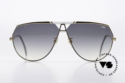 Cazal 953 XL 80er Pilotensonnenbrille, legendäres vintage Design von Cari Zalloni -Mr. CAZAL, Passend für Herren