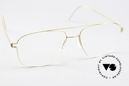 Lindberg Mikkel Air Titan Rim Designer Titanium Fasssung, ungetragenes Einzelstück + orig. Lindberg Magnet-Etui, Passend für Herren