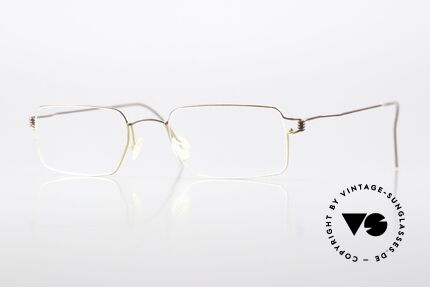 Lindberg Cantus Air Titan Rim Eckige Titanbrille Zweifarbig Details