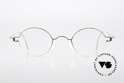 Lindberg Corona 40 Air Titan Rim Bronze Kupfer Fassung Small, vielfach ausgezeichnet hinsichtlich Qualität und Design, Passend für Herren und Damen
