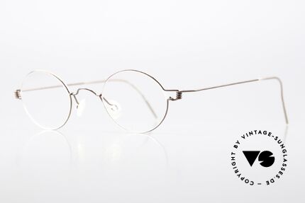 Lindberg Corona 40 Air Titan Rim Bronze Kupfer Fassung Small, so zeitlos, stilvoll und innovativ = Prädikat "VINTAGE", Passend für Herren und Damen