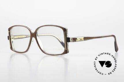 Cazal 326 Alte Hip Hop Brille 80er, UNISEX Rahmen mit interessantem Muster, Passend für Herren und Damen