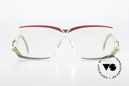 Cazal 315 80er Filmbrille Promibrille, 'old school' Modell - auffällige Cazal HipHop Brille, Passend für Herren und Damen