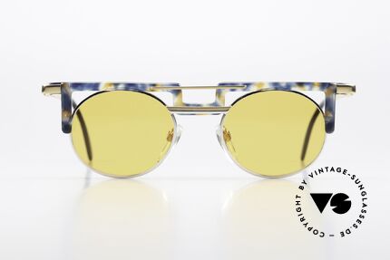 Cazal 745 Markante 90er Designerbrille, tolle Kombination von Formen, Farben & Materialien, Passend für Herren und Damen