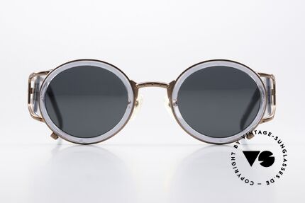 Jean Paul Gaultier 58-6201 Designer Steampunk Brille, äußerst kreatives Rahmendesign und Farbgestaltung, Passend für Herren und Damen