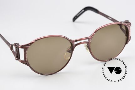 Jean Paul Gaultier 56-5105 Hip Hop Rapper Sonnenbrille, ungetragenes Einzelstück in Color 4 "smoke rose / brown", Passend für Herren und Damen