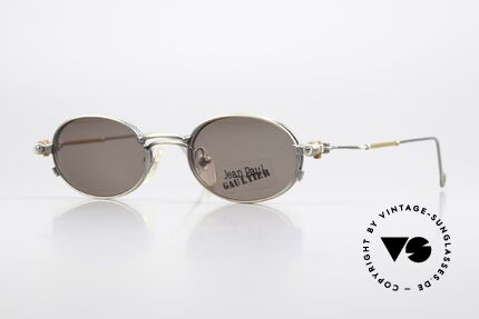Jean Paul Gaultier 55-8106 Ovale Vintage Brille Clip-On Details