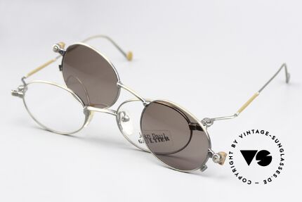 Jean Paul Gaultier 55-8106 Ovale Vintage Brille Clip-On, Größe: large, Passend für Herren und Damen