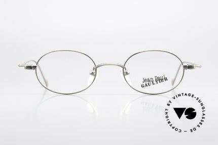 Jean Paul Gaultier 55-8106 Ovale Vintage Brille Clip-On, Größe: large, Passend für Herren und Damen