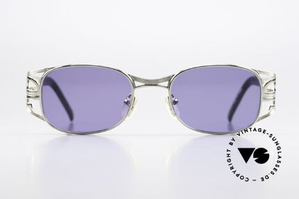 Jean Paul Gaultier 58-5101 Steampunk 90er Sonnenbrille, hochwertiges Gestell mit vielen Details; typisch JPG, Passend für Herren und Damen
