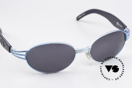 Jean Paul Gaultier 58-7203 Türkis Metallic Brille 1999, unbenutztes Original in absoluter Spitzen-Qualität, Passend für Herren und Damen