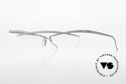 Theo Belgium Tita III 9 Crazy Vintage Brille XL 90er, Theo Belgium: die eigenwilligste Brillenmarke, weltweit, Passend für Herren und Damen