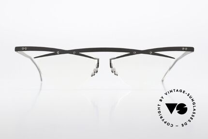 Theo Belgium Tita III 9 Crazy Vintage Brille XL 90er, in 1989 gegründet als 'ANTI MAINSTREAM' Brillenmode, Passend für Herren und Damen