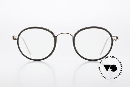 Lindberg Lex 47 Air Titan Rim Designerbrille Matt Bronze, Unisex-Modell LEX, Rahmen in color U12 = matt bronze, Passend für Herren und Damen