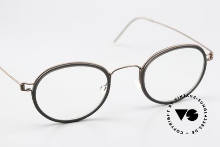 Lindberg Lex 47 Air Titan Rim Designerbrille Matt Bronze, ungetragenes Designerstück + orig. Lindberg Magnet-Etui, Passend für Herren und Damen