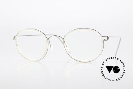 Lindberg Lex 45 Air Titan Rim Brille In Silber Und Kristall Details