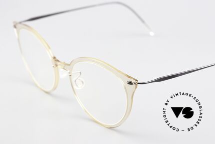 Lindberg 6548 NOW Edle Damenbrille Cateye Stil, hauchdünne semi-transparente Front: Leichtigkeit pur, Passend für Damen