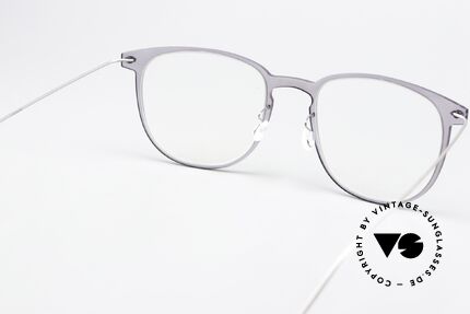 Lindberg 6549 NOW Damenbrille Semi Transparent, ungetragenes Designerstück mit original Lindberg Etui, Passend für Damen