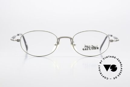 Jean Paul Gaultier 55-7202 Titanium Vintage Brille 90er, ein zeitloser Klassiker in absoluter Spitzen-Qualität, Passend für Herren und Damen
