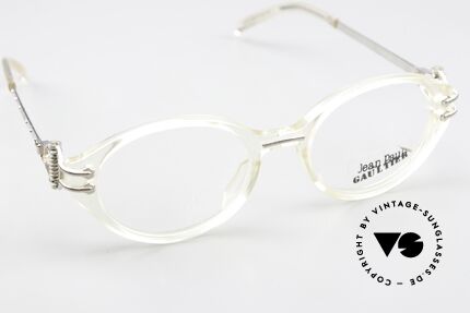 Jean Paul Gaultier 55-5201 Steampunk Brille Von 1996, häufig auch als "90er Steampunk Brillen" bezeichnet, Passend für Herren und Damen