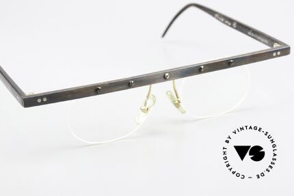 Theo Belgium Buff 4U Echte Büffelhorn Fassung, ungetragenes Theo-Einzelstück für die, die sich trauen ;), Passend für Herren und Damen