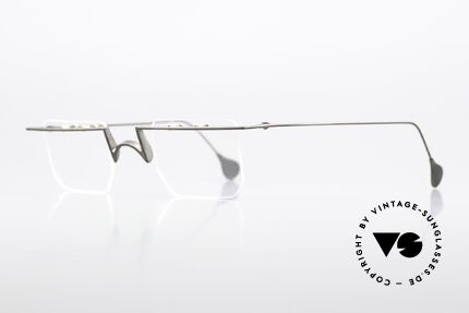 Paul Chiol 2021 Architekten Vintage Brille, filigran ausgeklügelte Formen; schlichtweg mondän, Passend für Herren und Damen