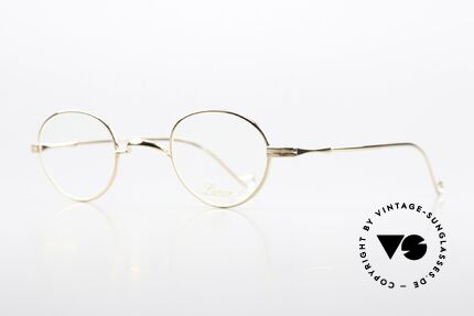 Lunor II 21 Vergoldete Fassung Unisex, Brillendesign in Anlehnung an frühere Jahrhunderte, Passend für Herren und Damen