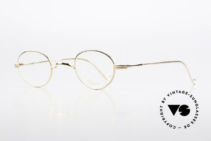 Lunor II 20 Vergoldete Fassung Small, Brillendesign in Anlehnung an frühere Jahrhunderte, Passend für Herren und Damen