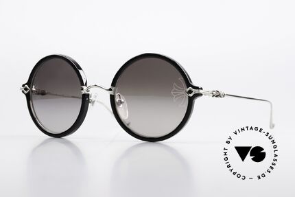 Chrome Hearts Moist Rockstar Sonnenbrille 2017, runde Chrome Hearts Moist Sonnenbrille von 2017, Passend für Herren und Damen