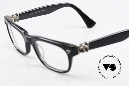 Chrome Hearts Gittin Any 49 Rockstar Brille 49mm Größe, Azetat-Fassung kann natürlich beliebig verglast werden, Passend für Herren