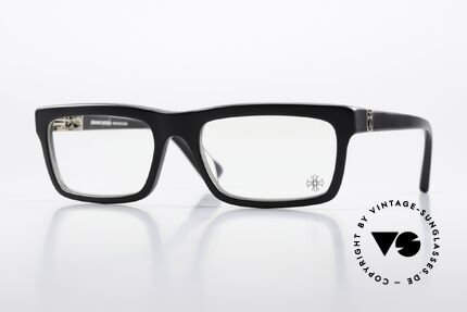 Chrome Hearts Penetranus Rockstar Brille Mattschwarz Details