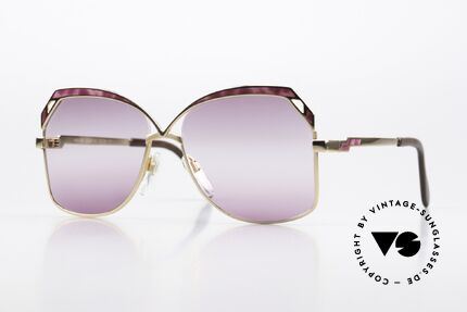 Cazal 219 Echt 80s Damen Sonnenbrille Details