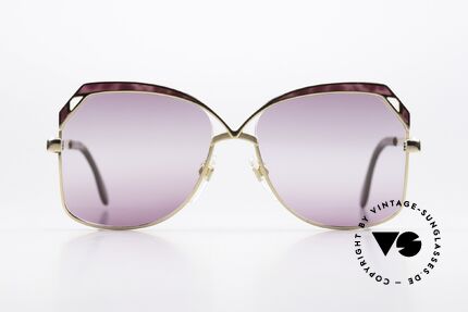 Cazal 219 Echt 80s Damen Sonnenbrille, eines der frühen Modelle von CAri ZALloni, Passend für Damen