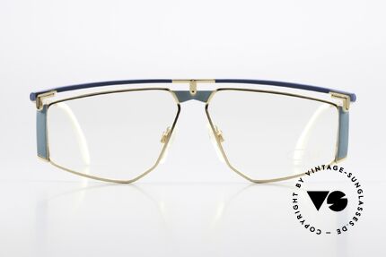 Cazal 235 Vintage Titan West Germany, Titanium-Rahmen wiegt nur 16g (hoher Tragekomfort), Passend für Herren und Damen