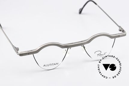 Paul Chiol 2019 Rare Bauhaus Brille Titanium, ungetragenes Meisterstück mit orig. DEMO-Gläsern, Passend für Herren und Damen