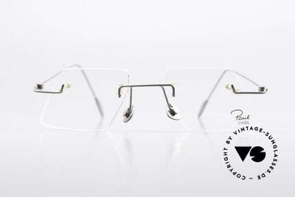 Paul Chiol 04 Randlose 90er Brillenkunst, ein Synonym für anspruchsvolle rahmenlose Brillen, Passend für Herren und Damen