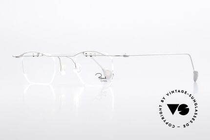 Paul Chiol 02 Randlosbrille Mit Oberbalken, somit ist die Glasform auch änderbar (z.B. in 'rund'), Passend für Herren und Damen