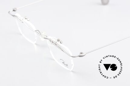 Paul Chiol 02 Randlosbrille Mit Oberbalken, ungetragenes, filigranes Meisterstück; echt unique!, Passend für Herren und Damen
