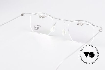 Paul Chiol 02 Randlosbrille Mit Oberbalken, Glasform- & Glasgröße kann Ihr Optiker ggf. ändern, Passend für Herren und Damen