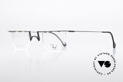 Paul Chiol 2021 Architekten Brille Eckig, Titan-Rahmen im Bauhaus Stil (Kunst und Handwerk), Passend für Herren und Damen