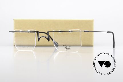 Paul Chiol 2021 Architekten Brille Eckig, die Fassung ist beliebig verglasbar (sogar Gleitsicht), Passend für Herren und Damen
