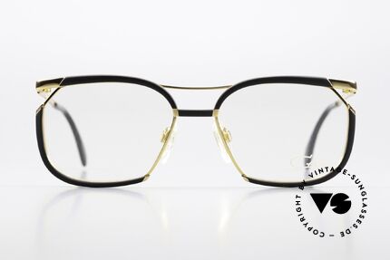 Cazal 243 Cari Zalloni Creation Brille, ein altes ORIGINAL in dezent eleganter Lackierung, Passend für Damen