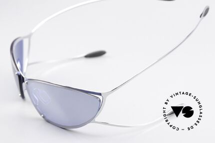 Parasite Sporn Star Futuristische Sonnenbrille, Modell Sporn Star ist von 2005 (ungetragen & mit Etui), Passend für Herren und Damen