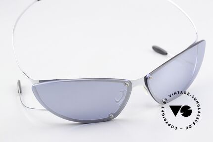 Parasite Sporn Star Futuristische Sonnenbrille, es erinnert etwas an die Brillen aus den Matrix Filmen, Passend für Herren und Damen