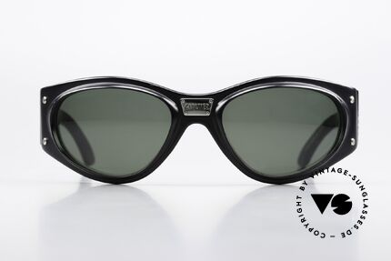Jean Paul Gaultier 56-5001 Wrap Steampunk Sonnenbrille, massiver, schwerer Azetat-Rahmen im Wrap-Design, Passend für Herren