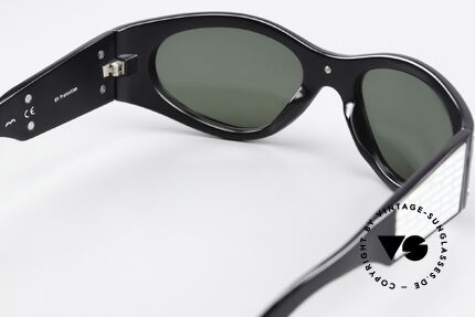 Jean Paul Gaultier 56-5001 Wrap Steampunk Sonnenbrille, keine Retro-Brile, ein altes Original, made in Japan!, Passend für Herren