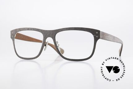 Lucas de Stael Stratus Thin 10 Luxusbrille Mit Lederüberzug Details