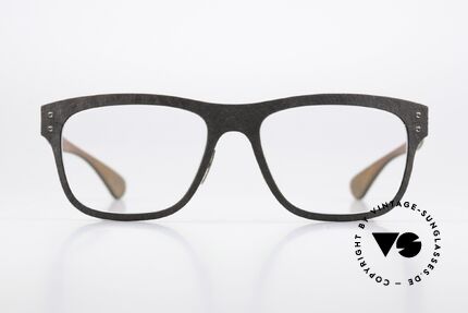 Lucas de Stael Stratus Thin 10 Luxusbrille Mit Lederüberzug, eine klassische Designerbrille; handmade in France, Passend für Herren